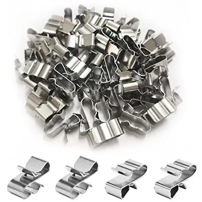 50 PCS Trailer Frame Wire Clips Metal Trailer Wire Clips For Wire Management • $17.22