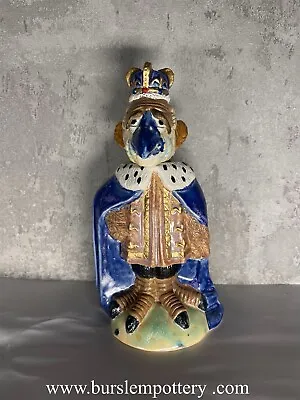 BURSLEM POTTERY GROTESQUE KING CHARLES III INSPIRED BY MARTIN BROTHERS Trial 2 • £130