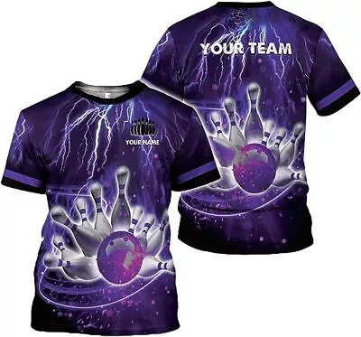 Personalized Name Bowling Shirts For Men And Women 3D Bowling Shirts For Team B • $19.99