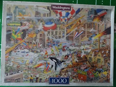 1000 Piece Waddingtons Jig Saw Puzzle The Weekend By Mike Jupp • £3.95