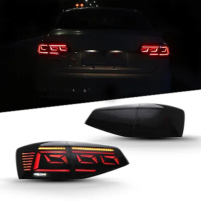 LED Tail Lights For VW Volkswagen Jetta 2015-2018 Rear Start-up Animation SMOKED • $299.99
