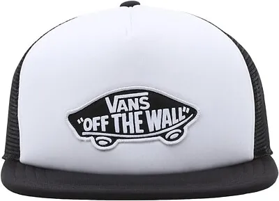 Vans Classic Patch Trucker Hat - White/Black One Size • £19.95