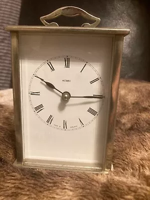 Metamec  Silver Colour Carriage Clock • £4.99