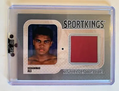 2010 Sportkings Single Memorabilia -  Muhammad Ali  Red Trunks Series D Sm-01 • $273.22