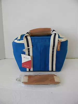 NWT Shorebags Mini Insulated Picnic Cooler LUNCHBOX CADET BLUE • $19.99