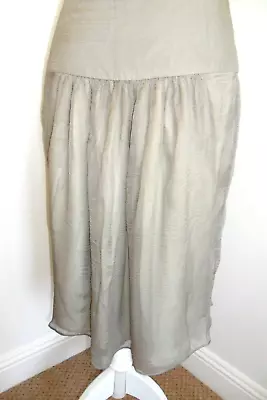 Lovely Designer Silk Skirt By Burberry Size 10 ( 42 ) Cost 785.00 Good Condition • $19.92