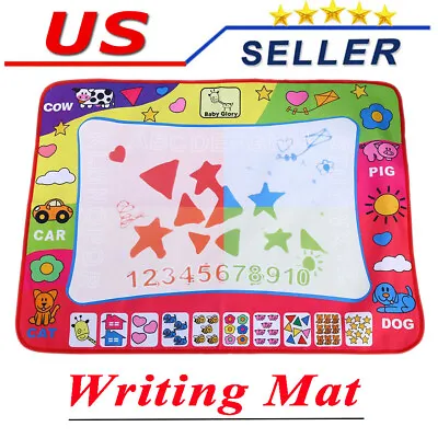 New Kids Water Mat Drawing Painting Writing Mat Board Magic Pen Doodle Gift Toy • $14.24