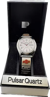Vintage Pulsar Railroad Approved Men's Quartz Wristwatch Y513-8159 NOS Box Paper • $195
