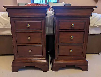 Bedside Tables (Matching Pair) By John Lewis Finished In Mahogany • £150