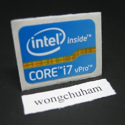 PC Notebook Sticker - Intel CORE I7 VPro Sticker 16mm X 21mm #202211232143 • $2.22