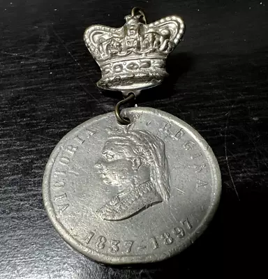 1897 Great Britain Queen Victoria Medal • $28.99