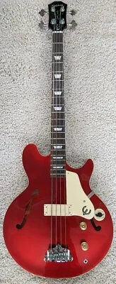 Epiphone Jack Casady Signature Series Bass Guitar In A Sparkling Burgundy Finish • $729