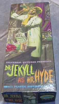 Vintage AURORA # 460-98 Dr. Jekyll As Mr. Hyde Boxed Model Kit ( 1964 ) • $799.99