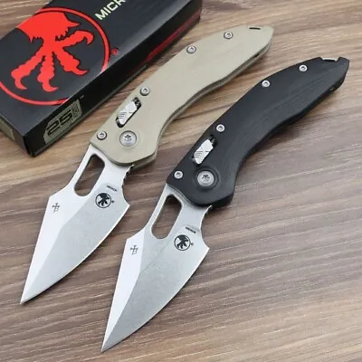 8.5'' New Stone Wash M390 Blade G10 Handle Survival Pocket Folding Knife VTF157 • $39.09