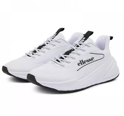 Ellesse White Morona Runner  Lace Up Sneakers Shoes Women’s Size 40/8.5  • $39.95