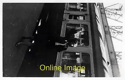 Photo Railway BR Female Station Staff Dispatches Train At Chester C1984 • £4