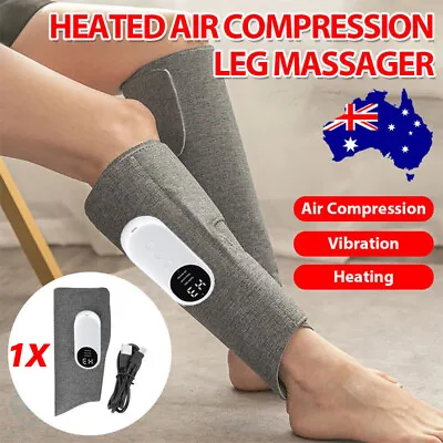 Leg Massager Heated Air Compression Foot Massage For Circulation Muscles Relax • $41.99