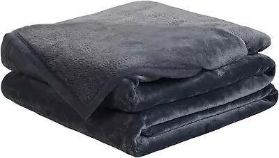Soft Twin Size Blanket All Season Warm Fuzzy Microplush Lightweight Thermal Flee • $47.99