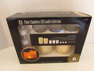 11 Piece Flameless LED Candle Collection W/6 Hour Timer (NIB) • $10