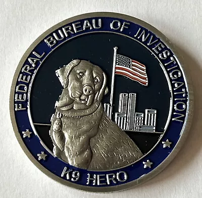 FBI K9 Hero Labrador Challenge Coin • $19.99