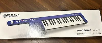 YAMAHA SHS-300 Shoulder Sonogenic Blue 37 Mini Electronic Keyboard... • $300.69