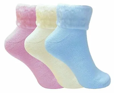 £9.95 • Buy 4-Pairs Ladies Fluffy Fleece Cosy Ankle Thick Warm Cute Thermal Lounge Bed Socks