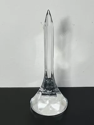 $50 • Buy Val St. Lambert De Sousa Crystal Large Golf Tee Paperweight