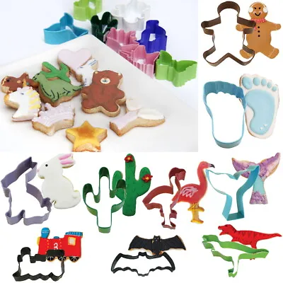 Cookie Cutters - Lots Of Designs - Pastry Biscuit Icing Fondant Baking Cake • £3.35