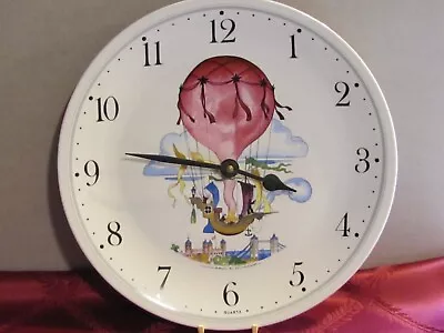 Villeroy & Boch Le Ballon Quartz Ceramic Londres Plate Clock - Untested • $80