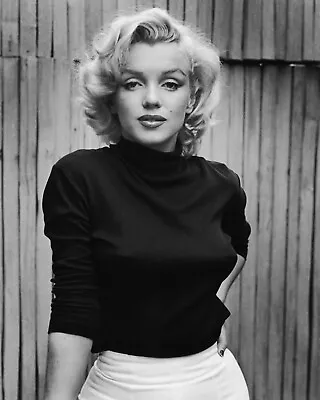 A Marilyn Monroe Posing In Black Shirt 8x10 PRINT PHOTO • $6.98