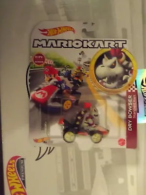 Hot Wheels Diecast MarioKart Dry Bowser Standard Kart 2022 Brand New • $22.99