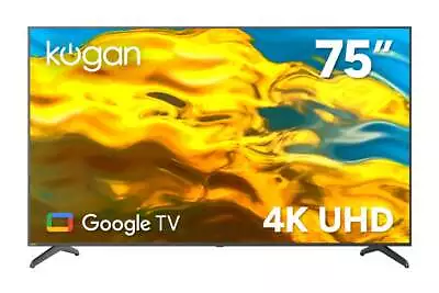 Kogan 75  LED 4K Smart Google TV 75 Inch TVs TV & Home Theatre • $894