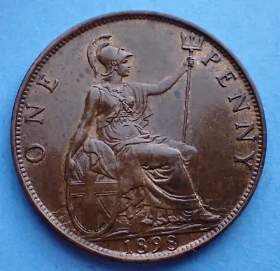 1898 Victoria Penny Good Example As Shown. • £75