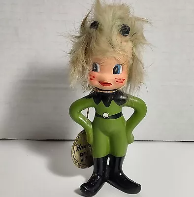 Enesco  1960's Moon Girl With Furry Hair • $90