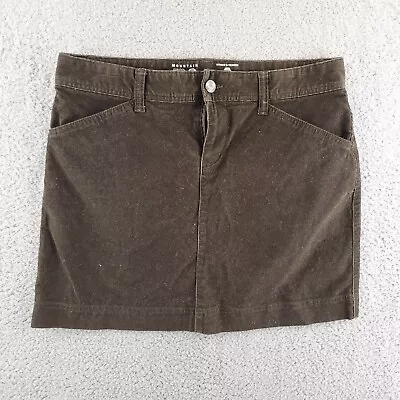 Mountain Hardwear Corduroy Skirt Womens 6 Brown • $10.47