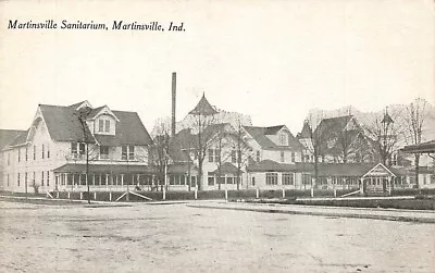 C1910 Sanitarium Street View Martinsville Indiana IN P579 • $11.99