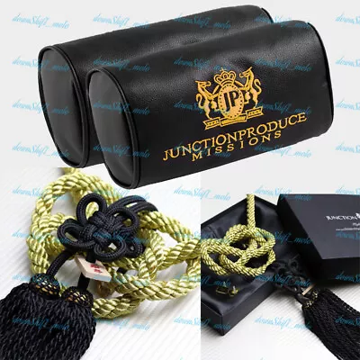 Gold JUNCTION PRODUCE VIP Car Neck Rest Pillow Headrest +GB Charm Kin Tsuna Rope • $42.88