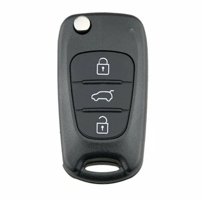 $6.83 • Buy For Hyundi I20 I30 IX35 Key Case 3 Button Flip Key Shell Case/Blank Replacement