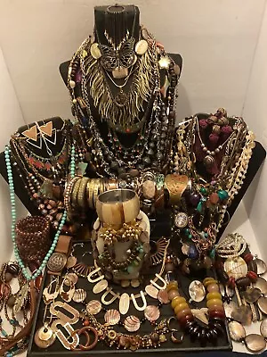 Vintage To Now Jewelry Lot - Redesign-Great For Craft- Junk- 5.8 Lbs • $10.50