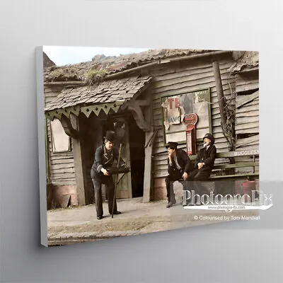 Will Hay Oh Mr Porter - Buggleskelly Station Colourised Scene - Railway Canvas • £20