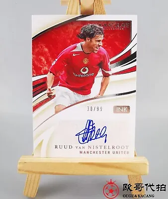 2020 Immaculate Manchester United Ruud Van Nistelrooy INK Auto 30/99 • $175