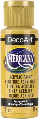 £4.81 • Buy Deco Art Americana Acrylic Multi-Purpose Paint, Antique Gold, 59 Ml Pack Of 1