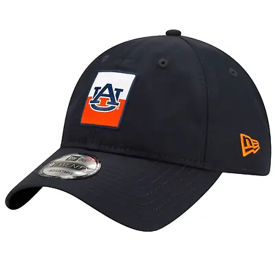 New Era Auburn Tigers Contrast Patch 9TWENTY Adjustable Hat Cap Navy OSFM • $21.96