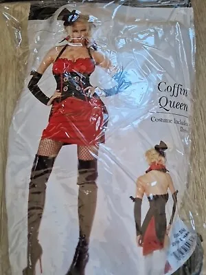 Leg Avenue Coffin Queen / Vampire Ladies Costume Size S/M • £8.50