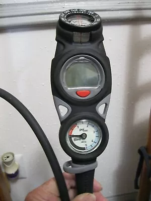 Mares Mission Puck 3 Dive Console- PSI. Computer Air & Nitrox Compass -preowned • $279