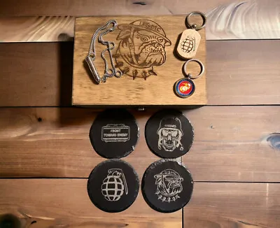United States Marine Corps Keepsake Box Gift Set • $40