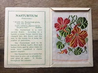 Kensitas Silk Flowers-NASTURTIUM-1930s-1st Series-#35-Medium-Folder • £1.75