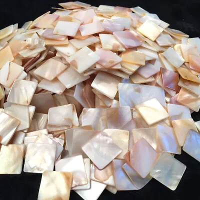 500g Square Shell Mother Of Pearl Mosaic Tile Crafts Arts Mirror 2cm Hobby  • £20.39