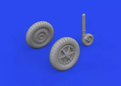 1/72 Eduard Brassin #672316 Bf109F Wheels For Eduard Kit • $7.99