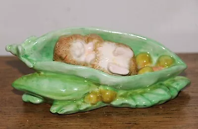 £10 • Buy Border Fine Arts Beatrix Potter Ceramic Timmy Willie In A Pea Pod  14 Cms Long
